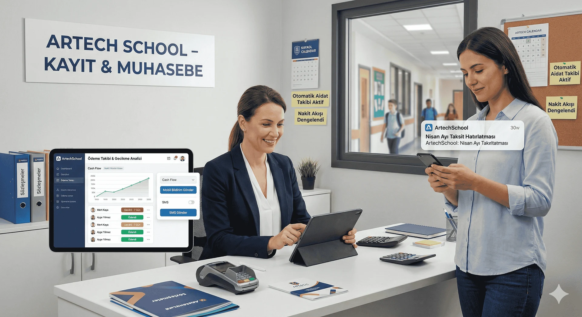 Özel Okul ve Kurs Merkezlerinde Geciken Ödemeler Nasıl Yönetilir? (Otomatik Aidat Takibi)