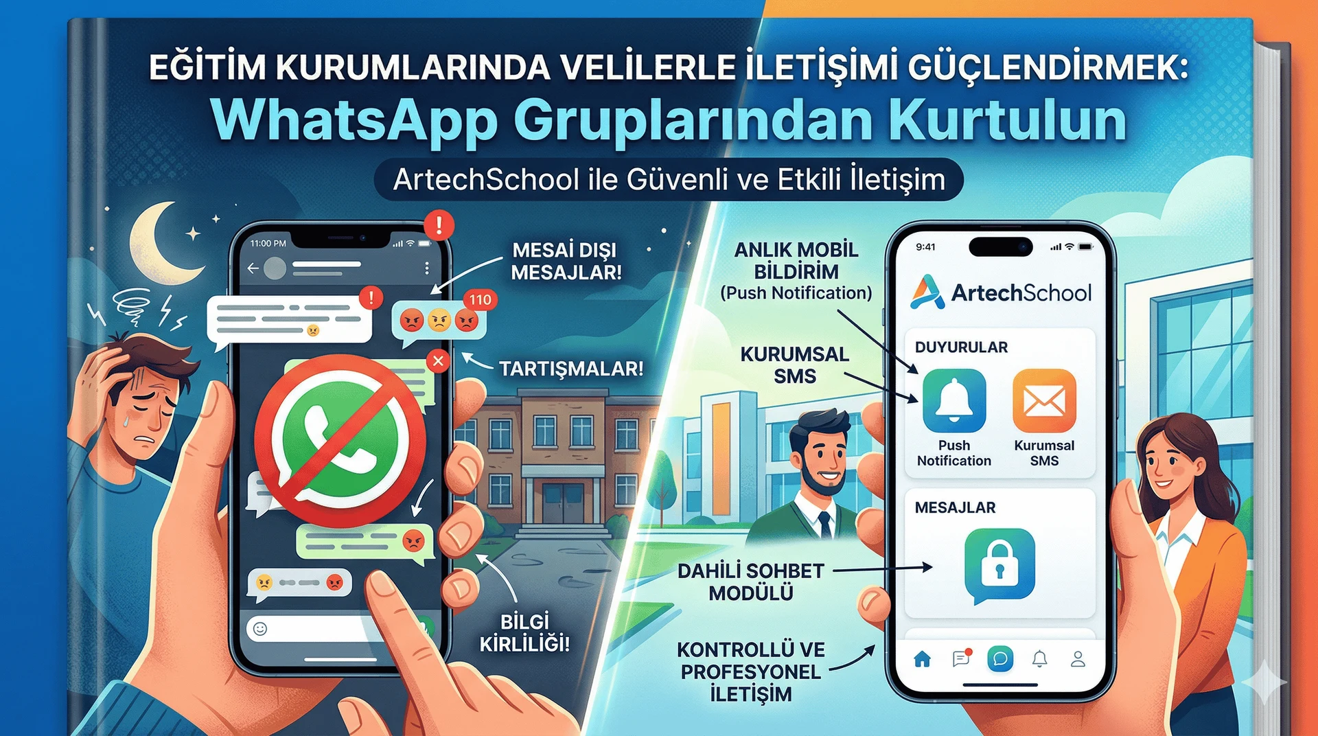 Eğitim Kurumlarında Velilerle İletişimi Güçlendirmek: WhatsApp Gruplarından Kurtulun